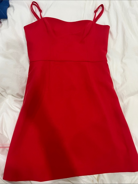 French Connection Dresses & Skirts - French Connection Red Spaghetti-Strap Mini Dress